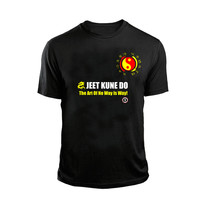 Jeet Kune Do Jun Fan &#39;The Art of No Way Is Way&#39; T-Shirt Black tee bruce lee - £15.76 GBP