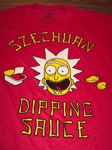 Rick &amp; Morty Szechuan Dipping Sauce Adult Swim T-Shirt Mens Xl New - £15.65 GBP