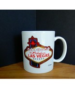 Donmar Las Vegas white ceramic coffee cup mug iconic Welcome to Vegas sign - $279.84 MXN