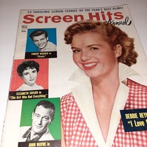 1953 SCREEN HITS Magazine Annual Book Debbie Reynolds Liz Taylor John Wayne - £7.75 GBP