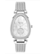 Anne Klein Womens Watch New York Crystal Oval Quartz Analog White 12/775... - $274.43 CAD