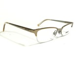 DKNY Eyeglasses Frames DY5627 1166 Gold Rectangular Half Rim 51-16-135 - $55.88