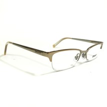 DKNY Eyeglasses Frames DY5627 1166 Gold Rectangular Half Rim 51-16-135 - £44.19 GBP