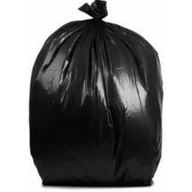 60pc Large Trash Bags 55-60 Gallon Garbage Bags Heavy Duty 3Mill - £18.47 GBP