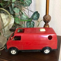 Vintage, Gay Toys inc micro # 710 Plastic 12” red VAN made in USA - $39.55