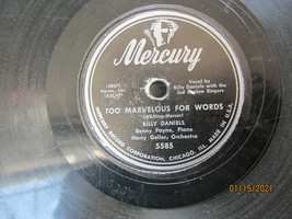 10&quot; 78 Rpm Record Mercury 5585 Billy Daniels I Get A Kick Out Of You / To Marvel - £7.81 GBP