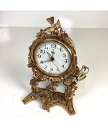 Vtg Matson Gold Ormolu Dogwood Bird Electric Clock WORKING * Missing Bac... - $1,504.43 MXN