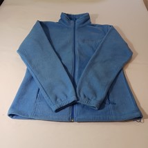 Columbia Sportswear XL1322 Women’s Blue Fleece Jacket Zipper Pockets Log... - €12,44 EUR