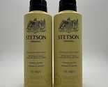 (2) Stetson Original Deodorant Body Spray Citrus &amp; Vetiver 5 Oz. - $18.99