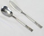 Cortina Stainless Butter Knife and Sugar Spoon - £6.93 GBP