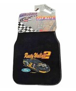 Rusty Wallace #2 Car Mats 1994 Nascar Mat World Vtg Pack Of 2 NEW - €85,95 EUR
