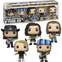 Pearl Jam Music Group Pop! Vinyl Figures 5 Pack Toy Funko New Nib - £38.66 GBP