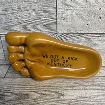 Vintage Ceramic Foot Souvenir Ashtray We Got A Kick Out Of Kentucky&quot;  Di... - €5,89 EUR
