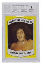 Andre Il Gigante 1982 Pwe Wrestling Tutti Stars Scheda #1 Near Mint 7 Bas 412 - £757.62 GBP