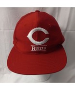 Vintage 1990&#39;s Embroidered Cincinnati Reds Snapback Hat MLB Baseball Cap - £15.55 GBP