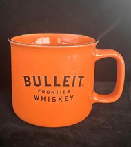 Bulleit Orange Coffee Mug Frontier Whiskey Promotional Advertisement 3.2... - $8.90