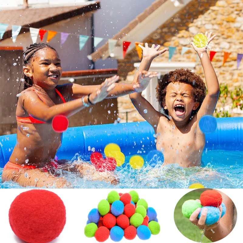 Water Balloon Set Reusable Children Water Toys for Kids Swimming Pool Outdo - £7.97 GBP+