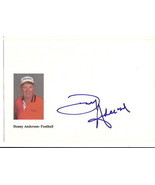 Donny Anderson Autographed 3x5 Index Card Football Signed Cardinals Packers - €8,66 EUR