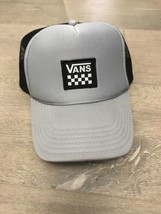 VANS VTG Skater Snap Back Mesh Trucker Hat   Rope Hat Grey &amp; Black Otto ... - $22.00