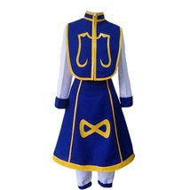 Anime Hunter x Hunter Cosplay Costume Kurapika Earring Vest Top Skirt Pants Hall - £55.86 GBP