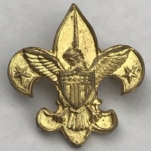 Boy Scouts of America Vintage BSA Pin Gold Tone 1920s With 1930s Clasp Rare Item - £23.39 GBP