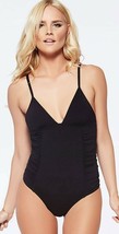 L*Space Swimwear Black Bella Slimming Plunge Neckline One Piece (6/S) Nwt $168 - £79.93 GBP