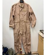 NEW GENUINE US AIR FORCE TAN NOMEX FIRE RESISTANT FLIGHT SUIT CWU-27/P -... - $165.00