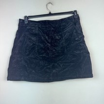 Charter Club Womens Size 18 Black Corduroy Mini Skirt NWT CC24 - $32.33