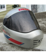 Vintage 1985 BIEFFE Motorcycle Helmet B85 Darth Vader MADE IN ITALY - £58.85 GBP
