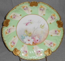 Antique - Early 1900s Limoges Platter Rose - Floral Motif Made In France - £197.83 GBP