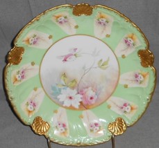 Antique - Early 1900s LIMOGES PLATTER Rose - Floral Motif MADE IN FRANCE - £197.83 GBP