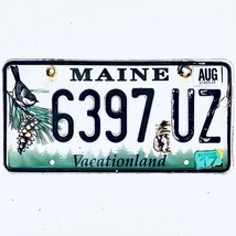 2017 United States Maine Vacationland Passenger License Plate 6397 UZ - £14.68 GBP