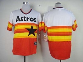 Astros Blank No Name Jersey Old Style Uniform Tequila Sunrise - $45.00