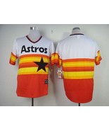 Astros Blank No Name Jersey Old Style Uniform Tequila Sunrise - $45.00