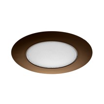 NICOR Lighting 6 inch Oil-Rubbed Bronze Recessed Shower Trim with Albalite Lens  - £35.51 GBP