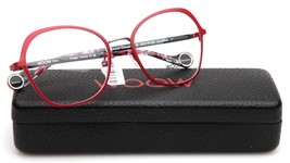 New Woow Sweet Dreams 2 Col.9908 Red Eyeglasses Frame 53-19-135mm B47mm - £142.55 GBP