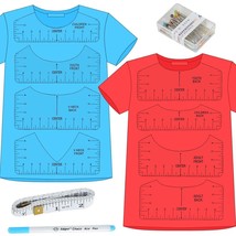 11 Pcs Tshirt Ruler T-Shirt Alignment Guide Tool Tshirt Ruler Guide T Shirt Rule - £6.23 GBP