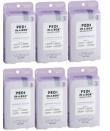 Voesh Pedi In A Box Deluxe 4 Step Pedicure - Lavender Relieve (Pack Of 6) - $54.19 CAD