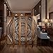 Thai Heritage Hand-Carved Wooden Room Divider Screen, Southeast Asian Floral Mot Item image 6