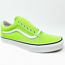 Vans Old Skool (Neon) Gecko Green True White Womens Casual Shoes Sneakers - $57.95