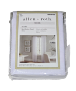 Allen Roth Sheer Mary Rod Pocket Panel White 50x96in 5030755 - €22,27 EUR
