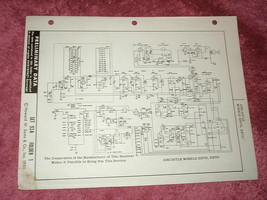 AIRCASTLE Television Chassis Schematic MODELS XB702, XB703, XL750, XP775 - £4.69 GBP