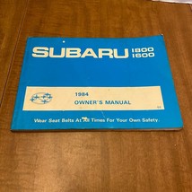 Subaru 1800 1600 Owner&#39;s Manual User Guide Paperback Fuji Heavy Industri... - $24.99