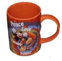 Disney Mickey Mouse Peace 14oz. Ceramic Mug - £31.57 GBP