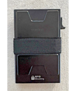 SEMORID RFID Blocking Slim Black Metal Pop-Up Card Holder Men's Wallet - $16.82