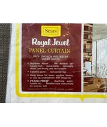 Vintage Sears Royal Jewel Panel Curtain, White Sheet 36x40 Nip - €15,45 EUR