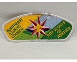 Northeast Illinois Council Boy Scouts Of America Shoulder Iron On Patch 5&quot; - £16.81 GBP