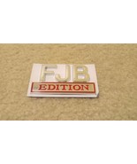 1 Chrome Red FJB EDITION 3D Badge Car Auto Truck Sticker Emblem Pair Met... - £11.81 GBP