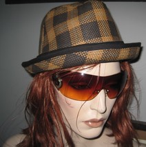 Peter Grimm Women&#39;s Ladies Unisex Elasta Fit Fedora Style Hat Cap Sz O/S - £27.97 GBP