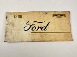 FORD 1966 Car Owner&#39;s Manual 72 Pages - $7.91